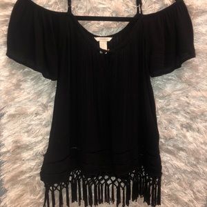 BOHO Off the Shoulder Shirt